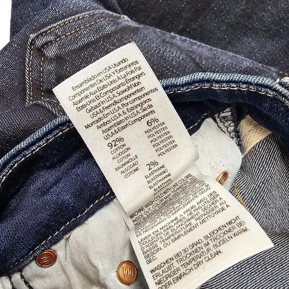 MOTHER Womens High Waist  Looker Ankle Fray in Night Owl Size 25 - Picture 5 of 13